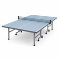 Tischtennistisch klappbar MDF Metallrahmen Blau 274x152.5x76 cm