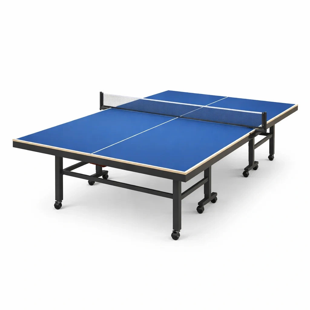 Tischtennistisch aus MDF und Stahl Blau 274x152,5x76 cm