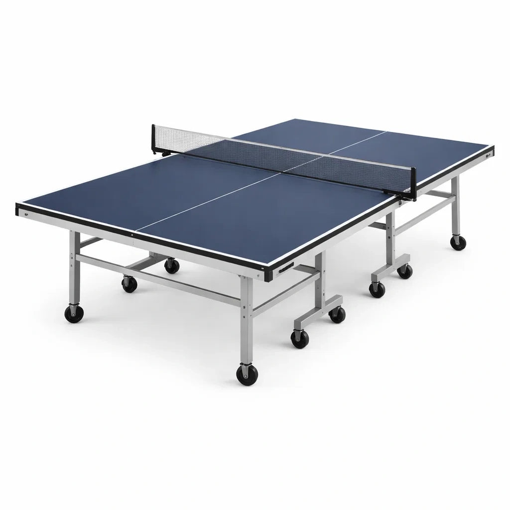 Tischtennisplatte Klappbar Metall Blau 274x152,5x76cm