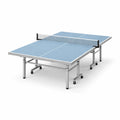 Klappbarer Tischtennistisch aus MDF und Stahl, Blau, 274x152.5x76 cm
