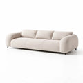 3-Sitzer Sofa Beige Stoff