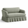 Zweisitzer-Sofa Baumwolle Grün 160cm